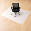 Marvelux Anti-Slip Polypropylene Chair Mat for Hard Floors 29" x 46" | White Office Floor Protector with Non-Slip Backing | Rectangular Floor Protector | Shipped Flat | Eco-Friendly