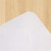 Marvelux Anti-Slip Polypropylene Chair Mat for Hard Floors 29" x 46" | White Office Floor Protector with Non-Slip Backing | Rectangular Floor Protector | Shipped Flat | Eco-Friendly