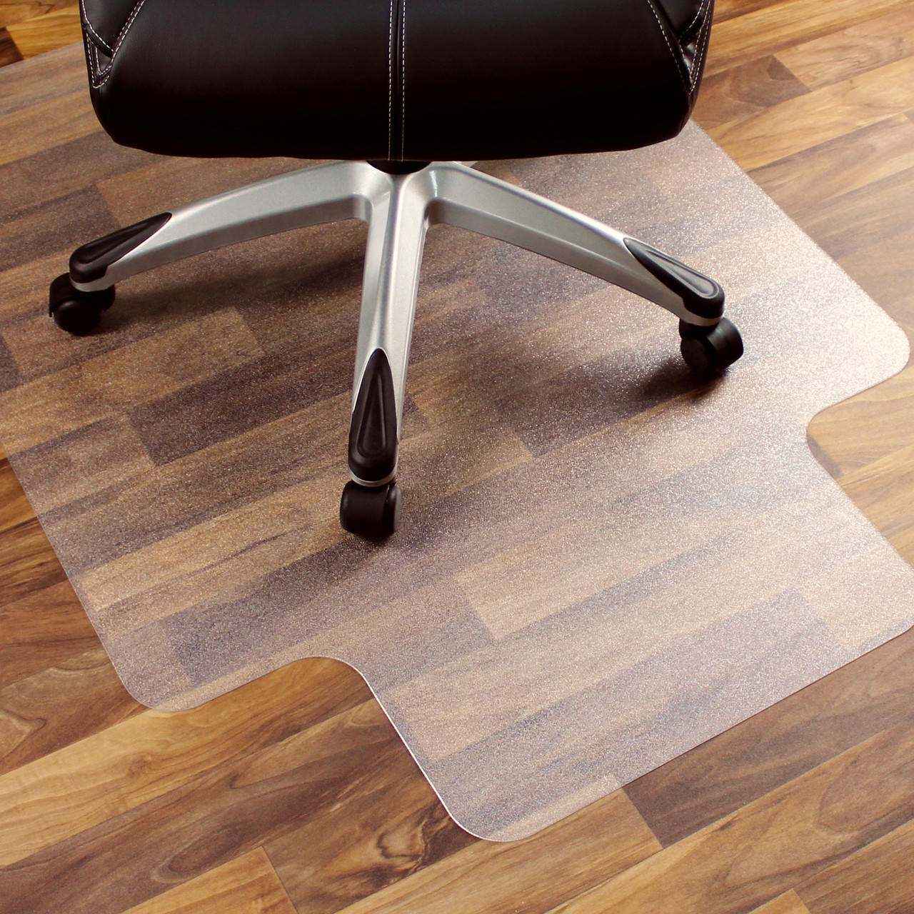 Marvelux 36 x 48 Polycarbonate (PC) Lipped Chair Mat for Hard Floors