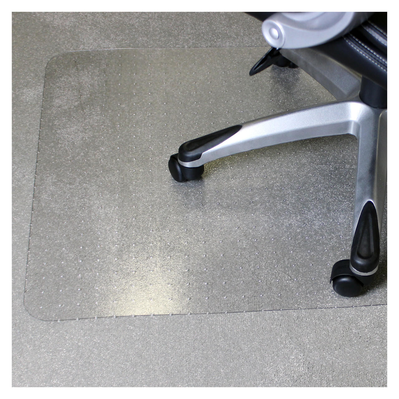 DIRECT WICKER Premium Clear Rectangle 47 in. x 29 in. PVC Carpet Heavy Duty  Office Chair Mat EN-DW-PVC10 - The Home Depot