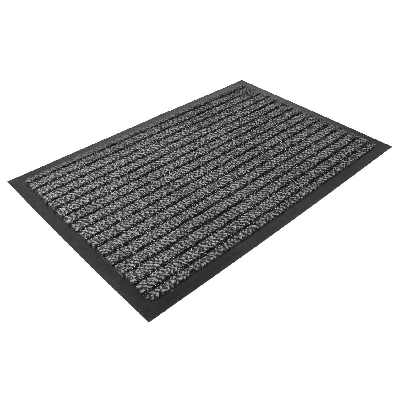 Ultralux Scraper Entrance Mat, Polypropylene Fibers and Anti-Slip Vinyl  Backed Indoor Entry Rug Doormat, Gray