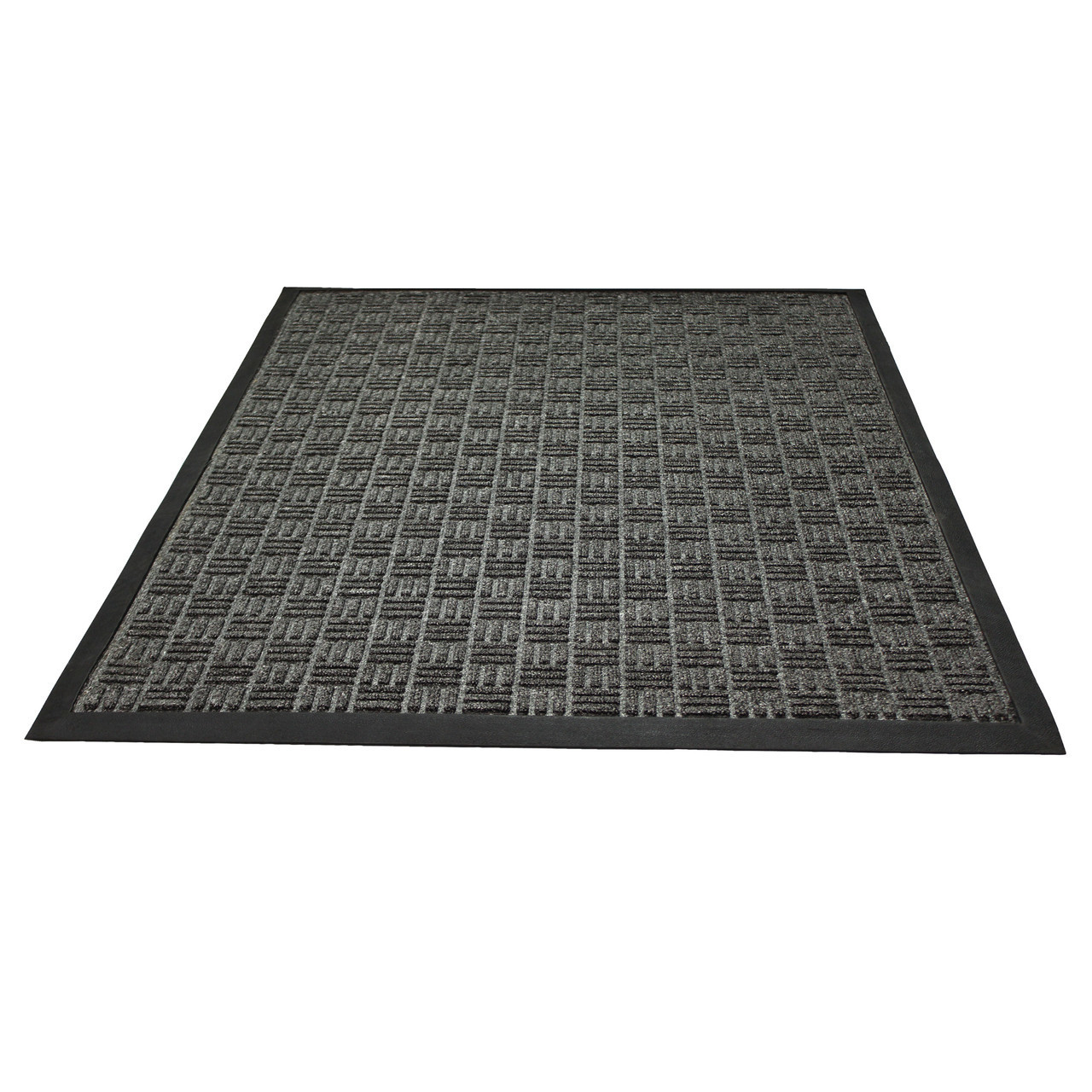 Ultralux Premium Indoor Outdoor Entrance Mat, Absorbent, Strong, Anti-Slip Entry  Rug Heavy Duty Doormat, Dark Gray