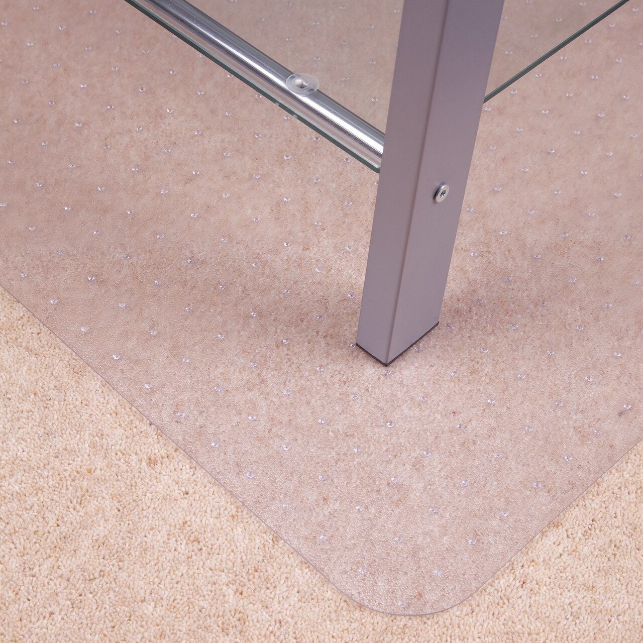 Computex Anti Static Advantagemat Chair Mat for Standard Pile Carpets 3 8 or less PVC Lipped