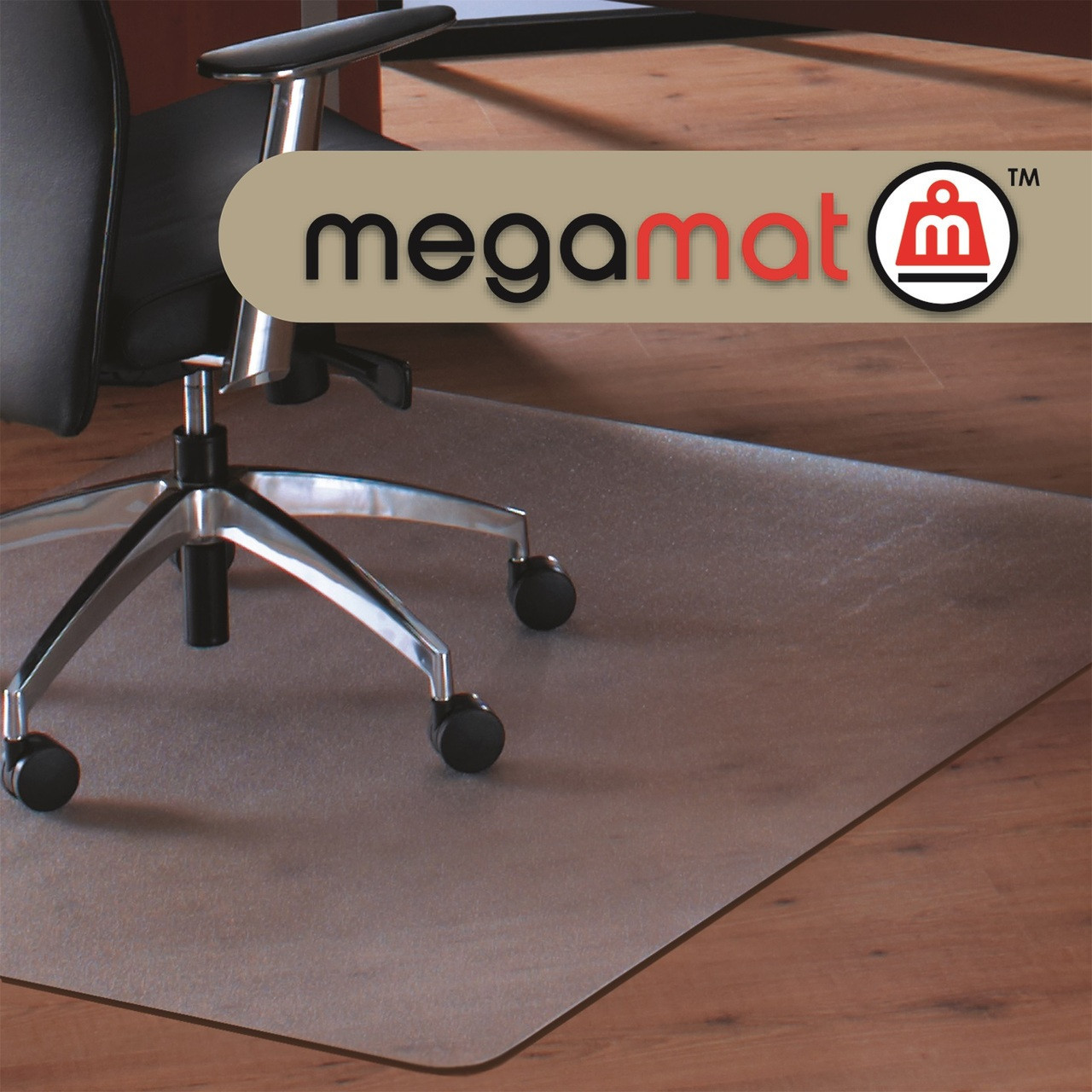 Cleartex MegaMat, Heavy Duty Chair Mat for Hard Floors and All
