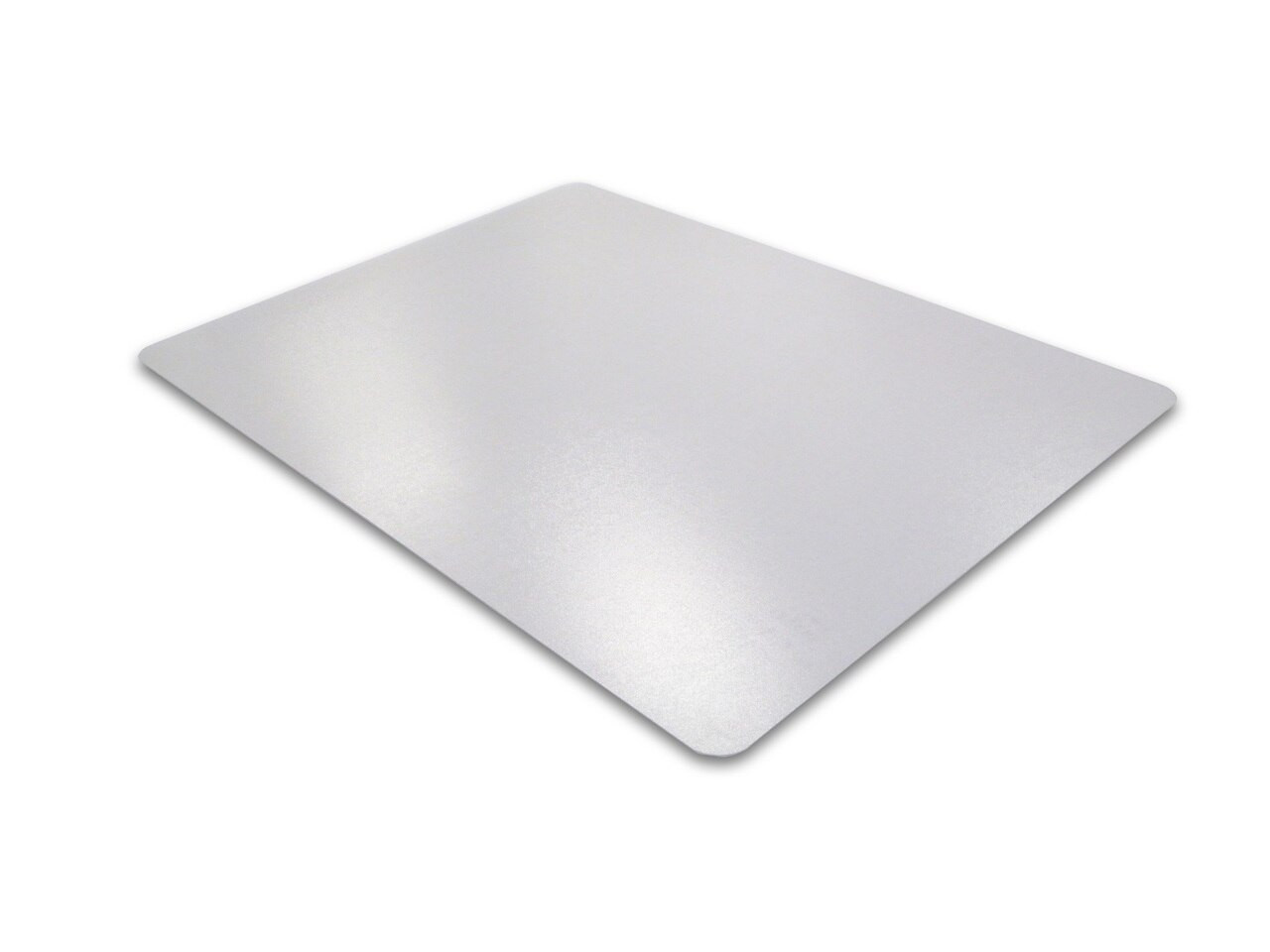 Floortex Anti Microbial Floor Protector Exercise Mat for Home Gyms Exercise and Fitness For Hard Floors Clear PVC Rectangular