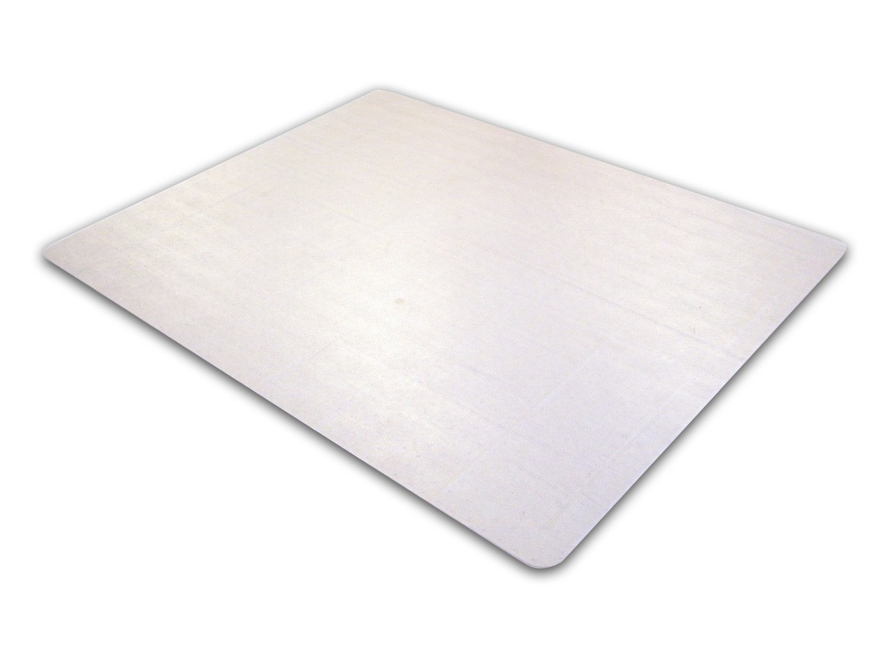 Cleartex Polycarbonate Carpet Protector Exercise Mat for Home Gyms,  Exercise and Fitness, For Low, Standard and Medium Pile Carpets (1/2 or  less), Clear, Rectangular