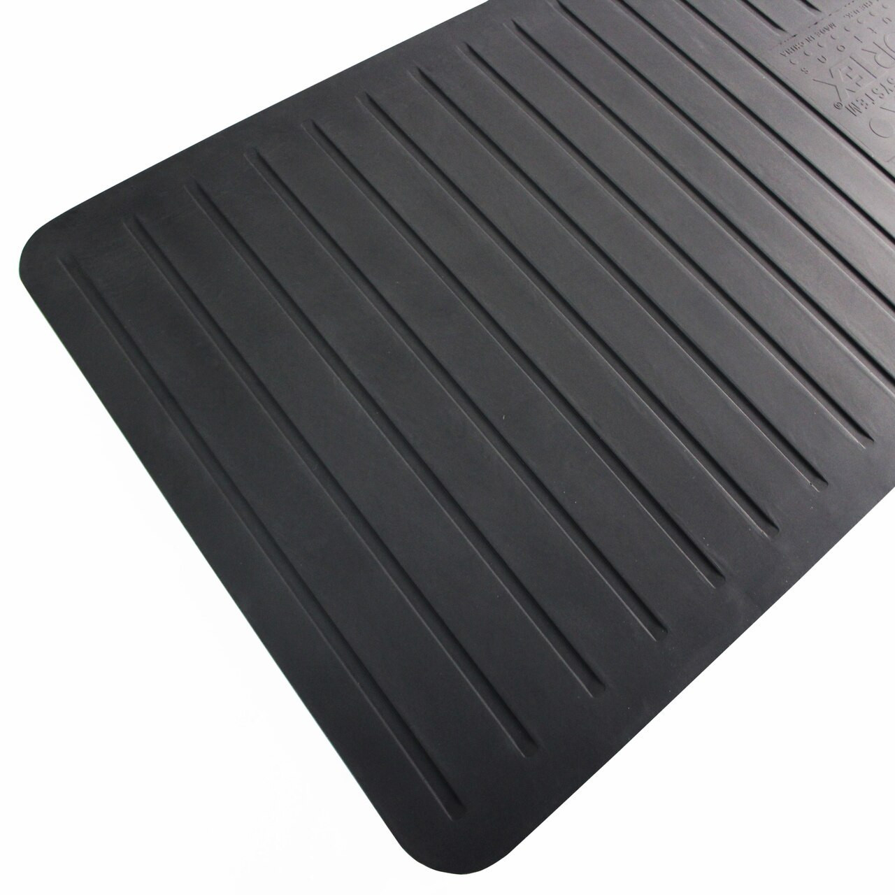 SCS - 9900 Anti-Fatigue Rubber Mat, Black, 0.600 x 3' x 5