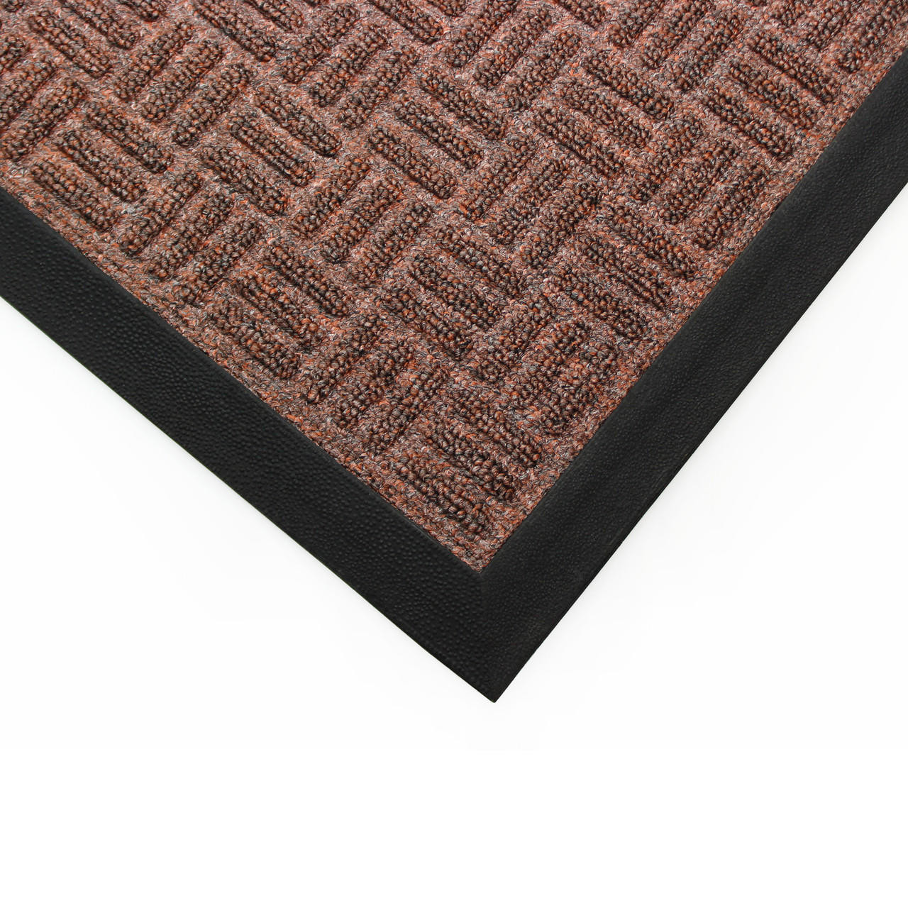 Ultralux Premium Indoor Outdoor Entrance Mat, Absorbent, Strong, Anti-Slip Entry  Rug Heavy Duty Doormat, Brown