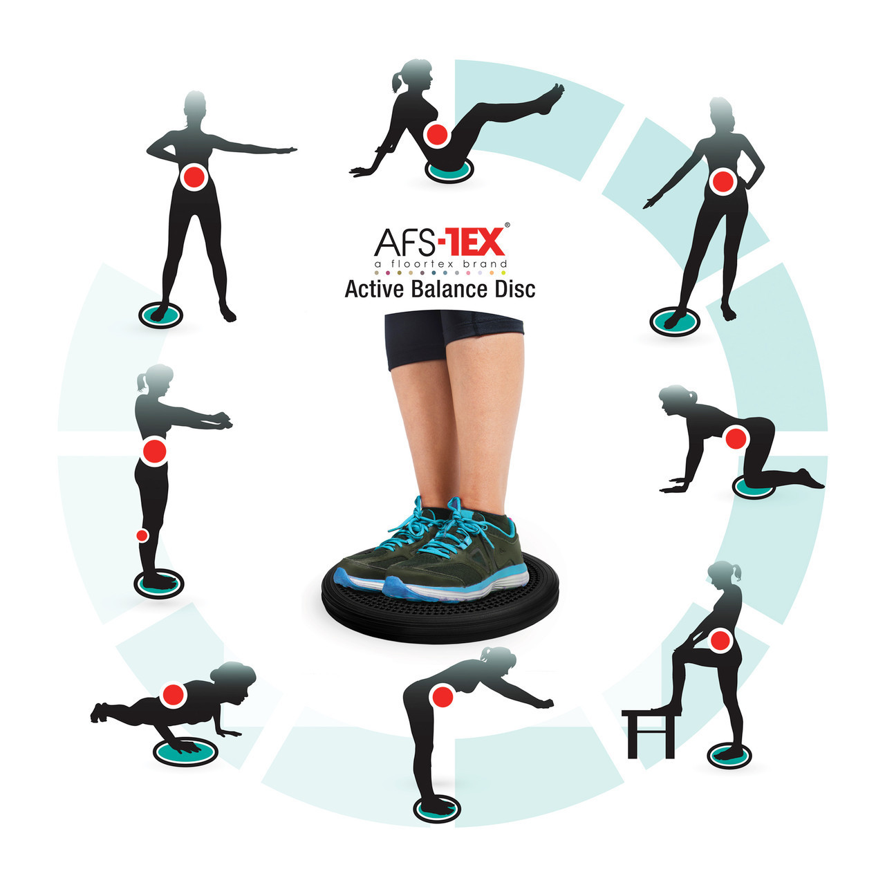 Using a Balance Disc for Exercise and Active Sitting