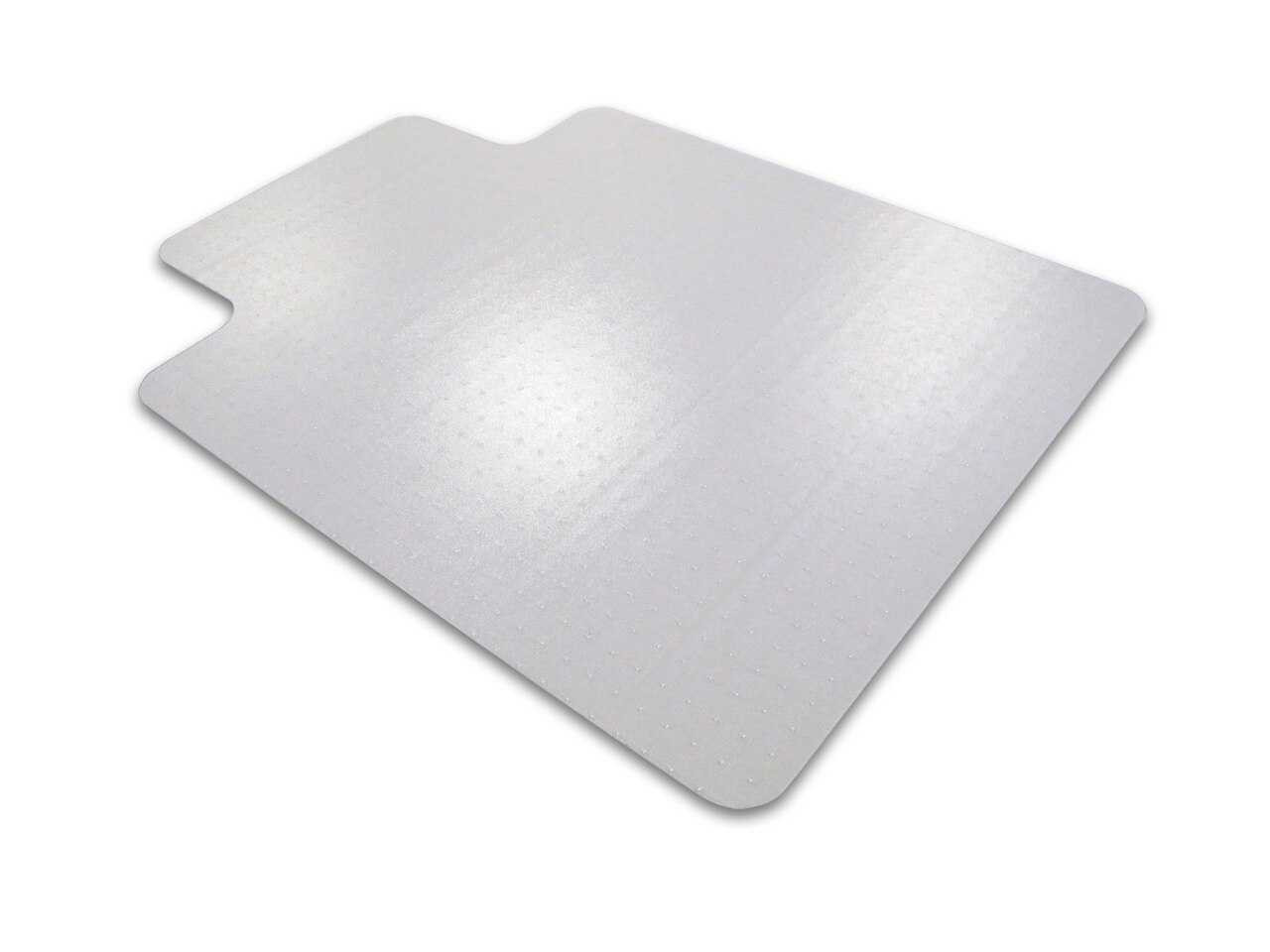 Cleartex Ultimat Chair Mat for Plush Pile Carpets (over 1/2"), Clear