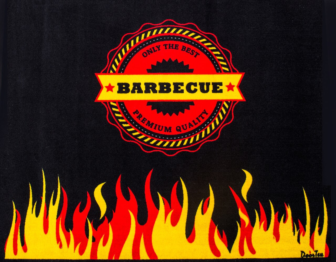 Doortex Under Grill Patio Protector Mat, Fire Retardant and Flame Resistant BBQ Mat with Flame