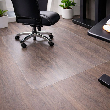 Marvelux Polycarbonate (PC) Rectangular Chair Mat for Hard Floors | Transparent Hardwood Floor Protector | Multiple Sizes