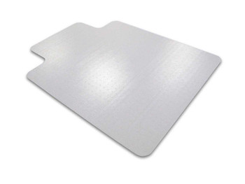  Cleartex Ultimat Chair Mat for Low and Medium Pile Carpets (up to 1/2") | Clear Polycarbonate | Lipped Carpet Protector | Multiple Sizes 