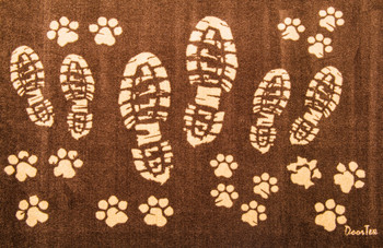 P-TEX Absorbent Wash Room Rug with Dog Paw Print and Footprint Design
P-TEX Absorbent Wash Room Rug with Dog Paw Print and Footprint Design