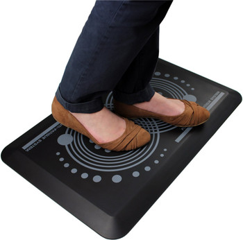 AFS-TEX System 4000X Compact Active Anti-Fatigue Mat, Perfect To Use With Standing  Desk, Black, 20 x 30