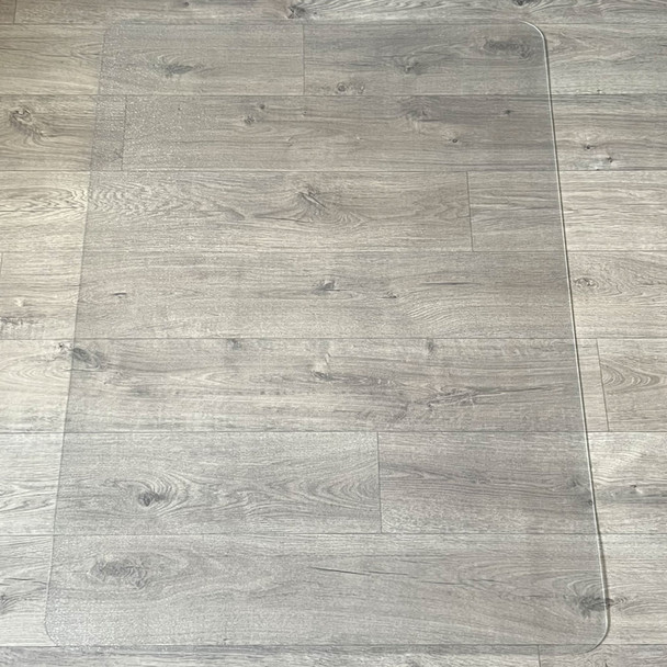 Marvelux Enhanced Polymer Eco-Friendly  Chair Mat for Hard Floor | Transparent Rectangular Hardwood Floor Protector | Multiple Sizes