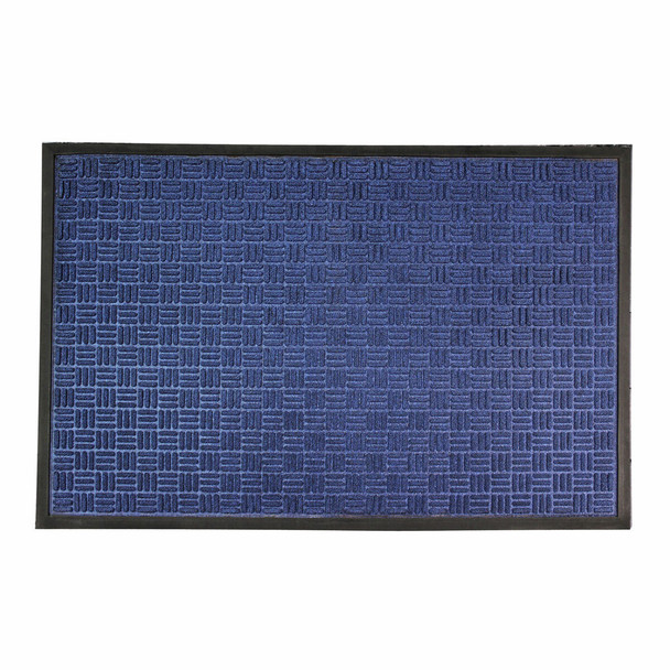  Ultralux Premium Indoor Outdoor Entrance Mat | Absorbent, Strong, Anti-Slip Entry Rug Heavy Duty Doormat | Blue 