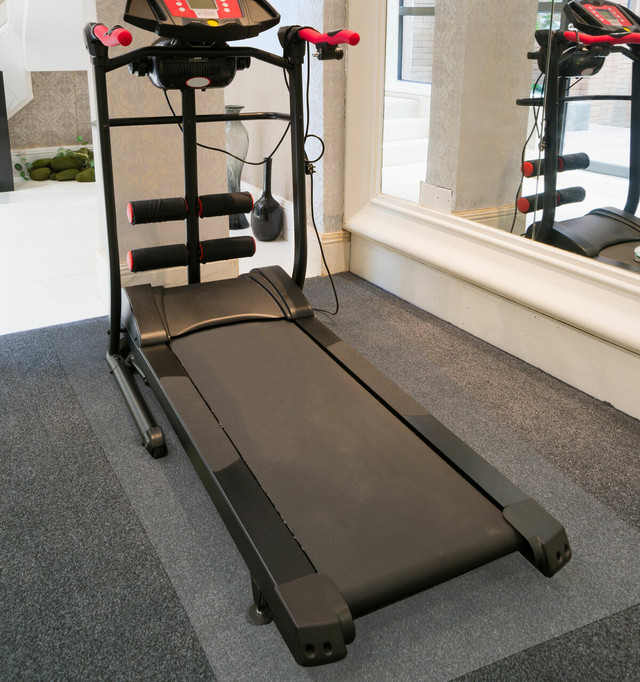 Cleartex Polycarbonate Carpet Protector Exercise Mat for Home Gyms, Exercise and Fitness, For