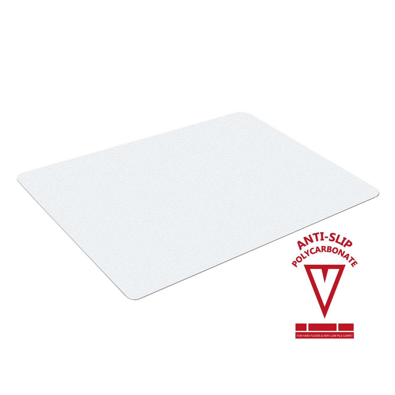 Marvelux Anti-Slip Polypropylene Chair Mat for Hard Floors 29 x 46, White Office  Floor Protector with Non-Slip Backing, Rectangular Floor Protector, Shipped  Flat, Eco-Friendly
