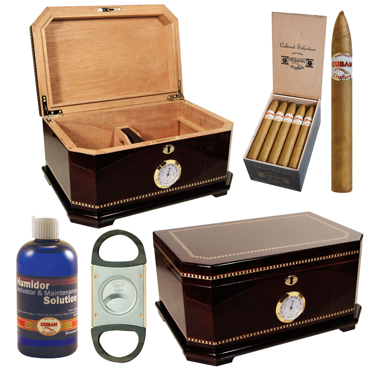 Large Cigar Humidors Big Humidor Combo Ambassador for 150 Cigars