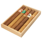 Boutique Premium Churchill Cigar Sampler in a Cedar Box of 5