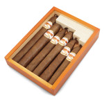 Classic Cigar Samplers - 6 Cuban Crafters Cabinet Selection Cigars Sampler In A Cedar Gift Box