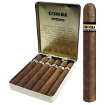 Cohiba Pequenos White Cigar 34 X 4 3/4 Tin of 6 Cigars