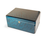 Cuban Crafters Colores Azul Emerald Humidor for 100 Cigars