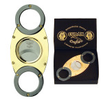 Cuban Crafters Gold Titanium Cigar Cutters Wholesale Self Sharpening Blades