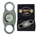 Cuban Crafters Titanium Cigar Cutter Double Blades O Round Handles Davidoff Style