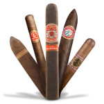 Full Bodied Cigar Grab Bag 5 Branded Handmade Premium Cigars and Cutter