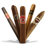 Medium Bodied Cigar Grab Bag 5 Branded Handmade Premium Cigars and Cutter