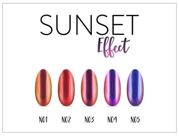 Sunset Powder Effect