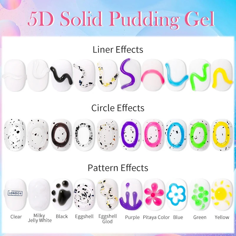 5D Solid Pudding Gel