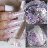 Ice Crystal Aurora Opal Sequins
