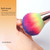 Aluminum Soft Head Nail Dust Clean Powder Brush