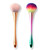 Aluminum Soft Head Nail Dust Clean Powder Brush