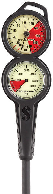 Scubapro 2-Gauge Console, SP Metal PG