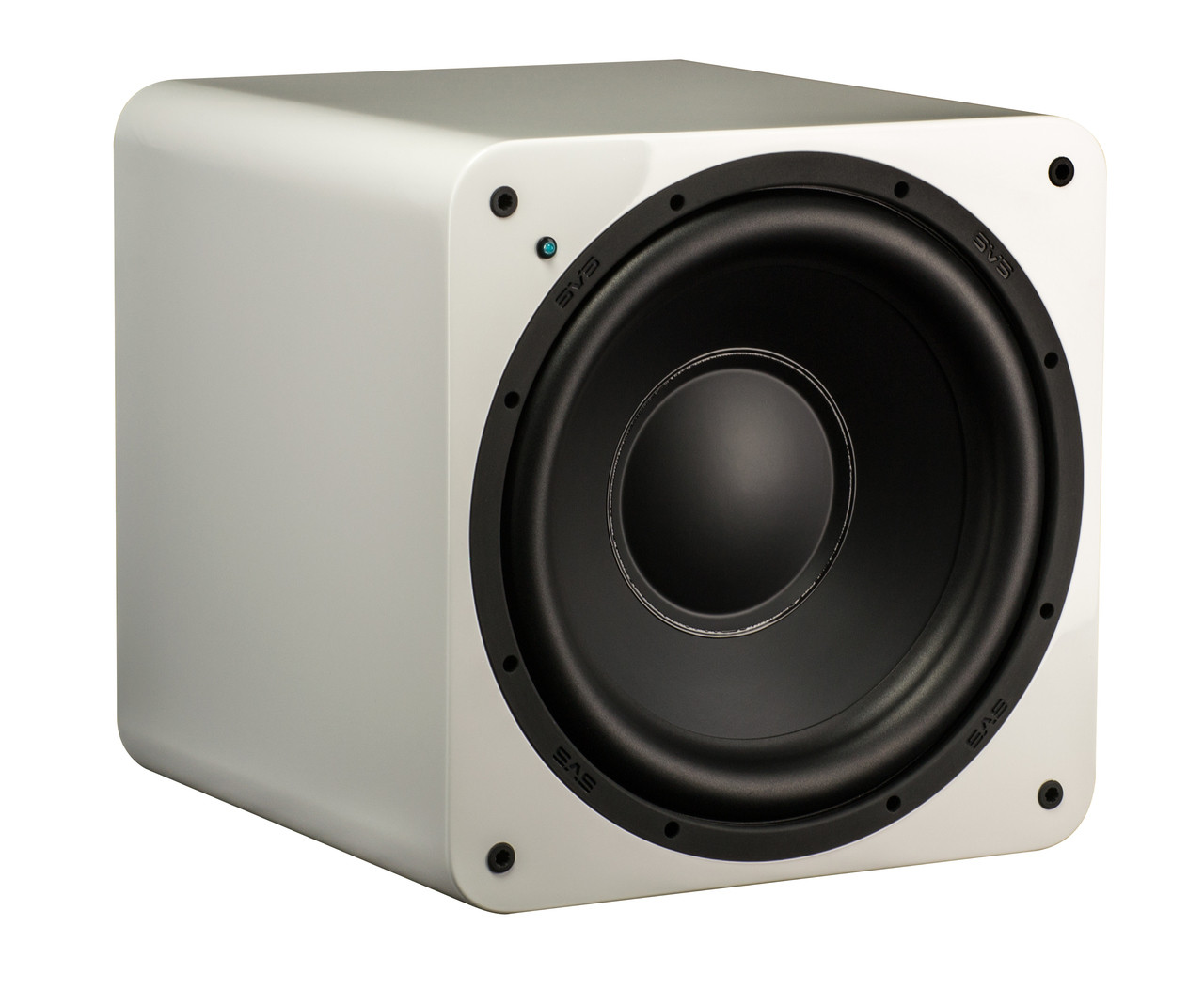 Svs Sb 1000 12 Ultra Compact Sealed Subwoofer White Piano Gloss