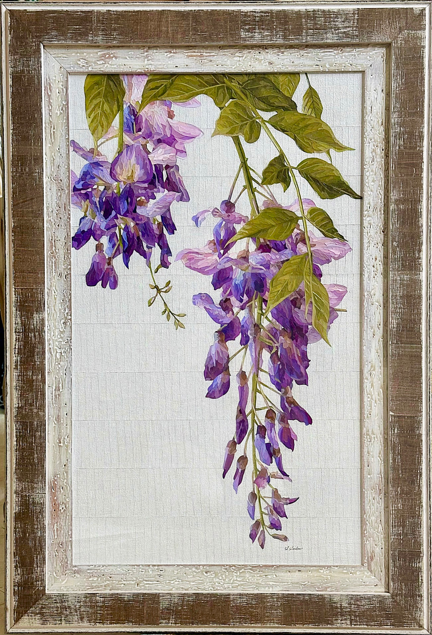 Essence of Beauty (Wisteria) / Original Fine Paper Mosaic