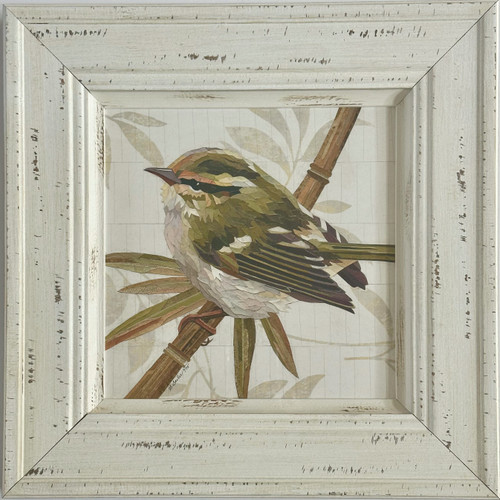 Birds of a Feather  Leaf Collection / Tennessee Warbler - mosaic giclee'