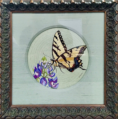 Among the Bluebonnets / Original Fine Paper Mosaic