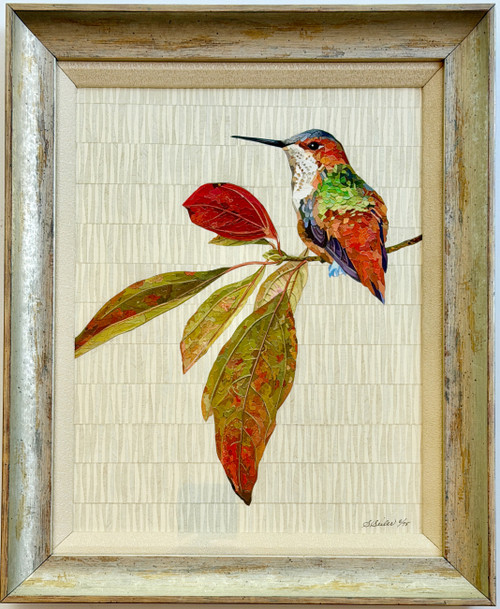 Autumn Guest (medium) - mosaic giclee'