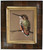 Allen's Hummingbird / mosaic giclee' dble wood frame