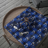 Blue Devils Solo B Blue Plaid Wrapping Paper