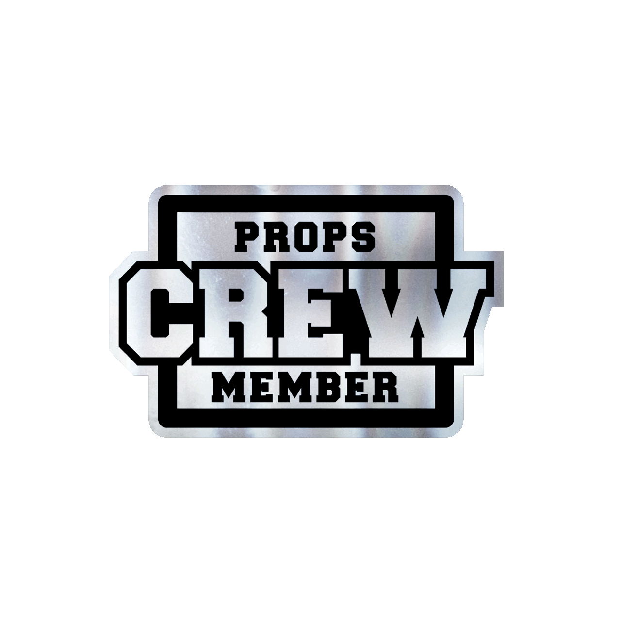 Props Crew Member Sticker