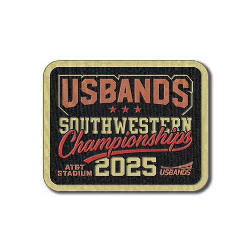 2025 USBands Southwestern Championship Patch 2025 USBands Southwestern Championship Patch