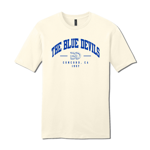 Blue Devils Cream Logo T
