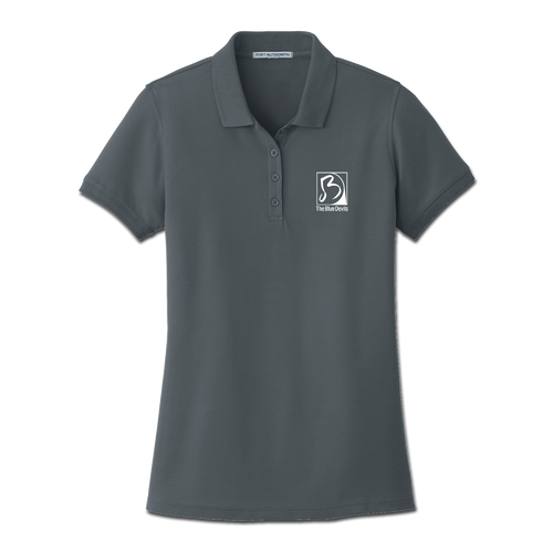 Blue Devils Ladies Grey Polo Blue Devils Ladies Grey Polo