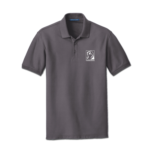 Blue Devils Men's Grey Polo